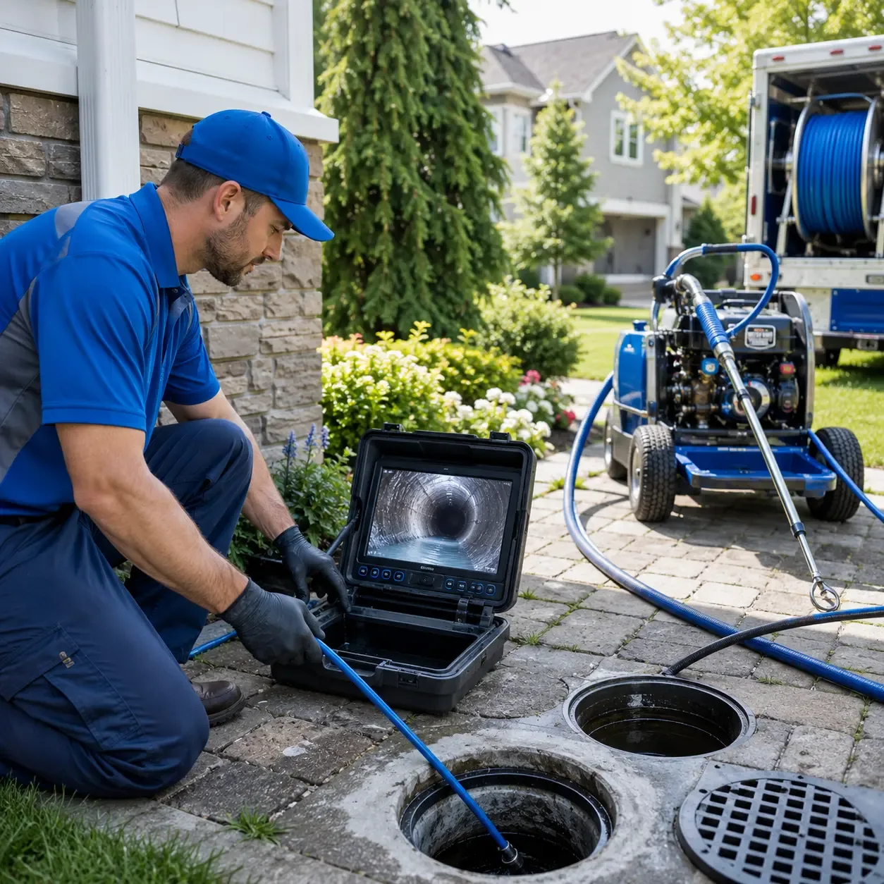 Outdoor drain cleaning professionals serving Mccordsville, IN