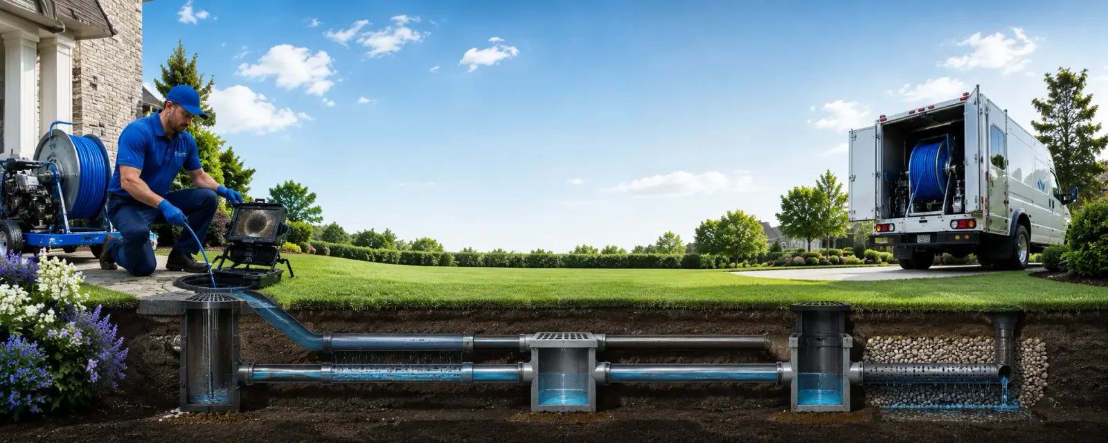 Outdoor drain cleaning information for Mccordsville, IN